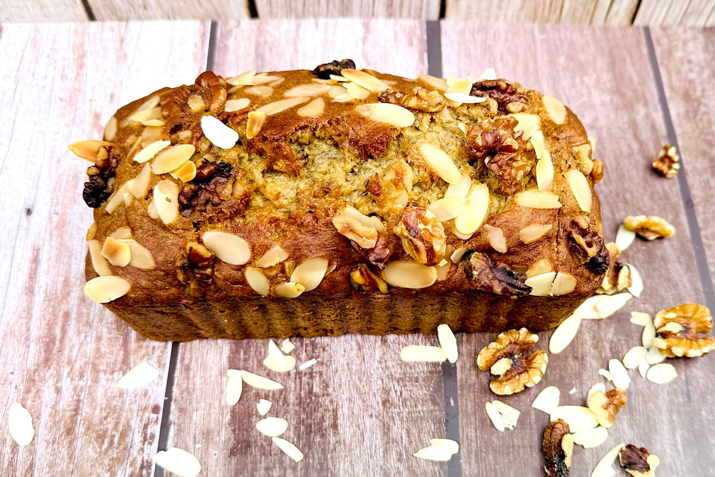 Almond Walnut Banana loaf